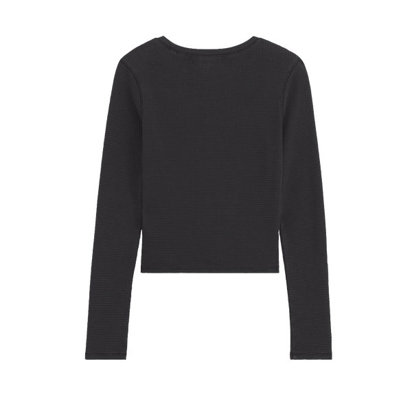 Camiseta Teri para mujer color negro