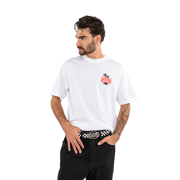 Camiseta Knu Palm para hombre color blanco
