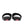Sandalias Costa unisex color negro