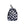 Llavero Micro unisex color blanco y negro