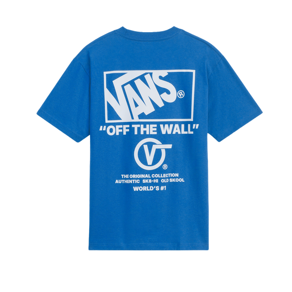 Camiseta Stacked para hombre color azul