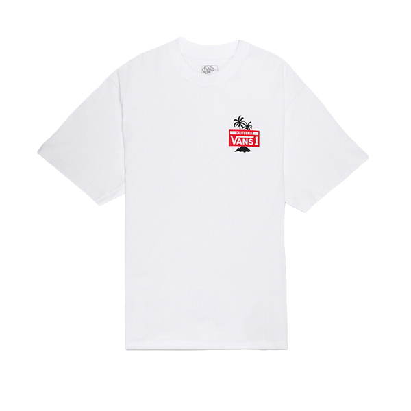 Camiseta Knu Palm para hombre color blanco
