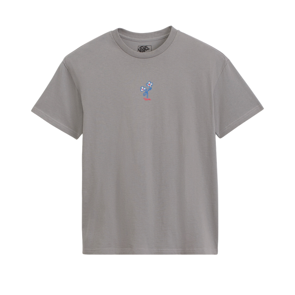 Camiseta Floral para mujer color gris