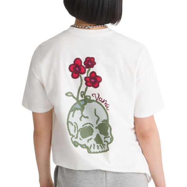 Camiseta Floral para mujer color blanco