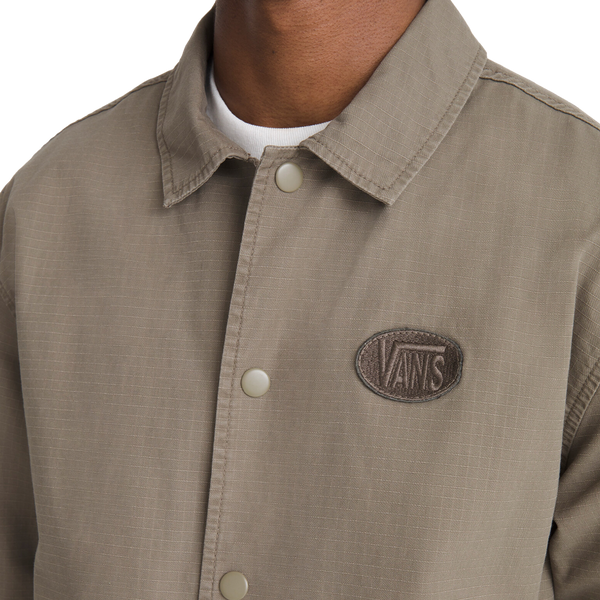 Chaqueta Ripstop para hombre color café
