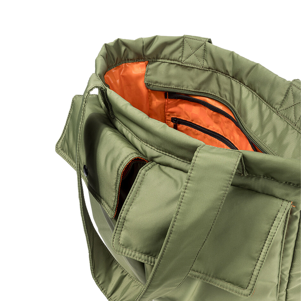 Bolso tote Lawler para mujer color verde