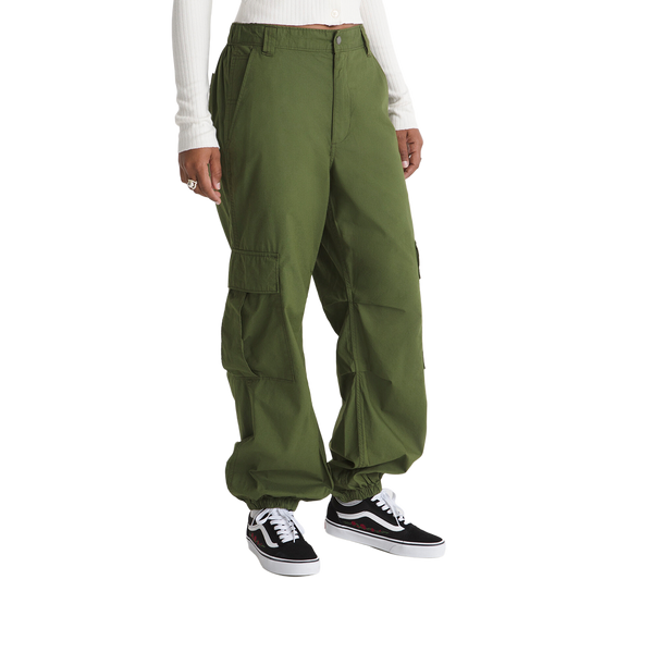 Pantalón Cargo para mujer color verde
