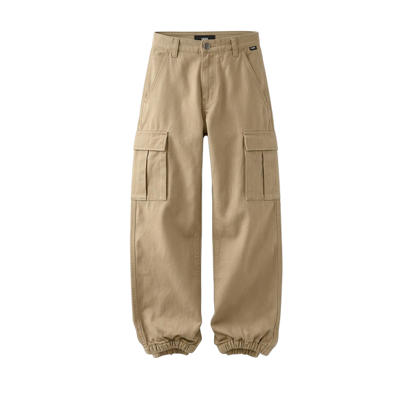 Pantalón Cargo para mujer color khaki
